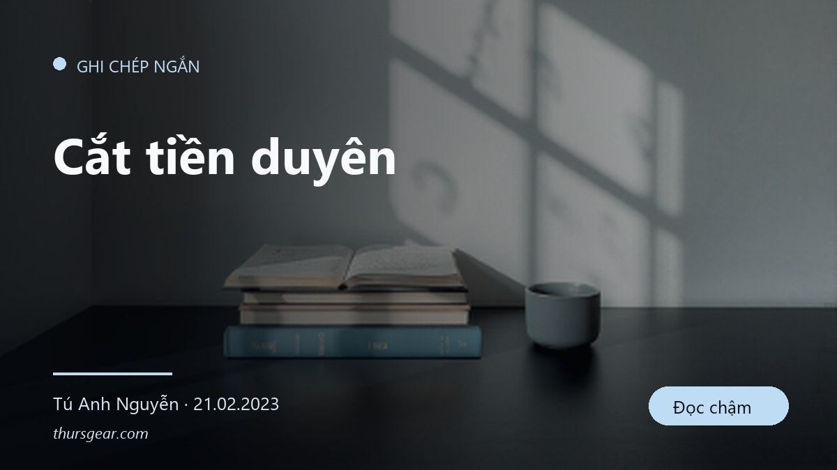 Cắt tiền duyên